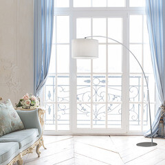 Торшер Maytoni Е27 40 Вт белый IP20 (Z329-FL-01-CH) - фото 2