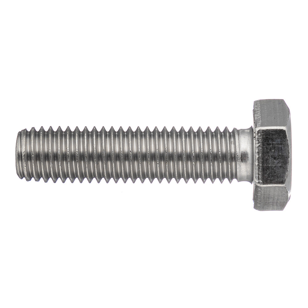 Изображение товара Болт нержавеющая сталь M10x40 мм DIN 933 2 шт. прочный крепеж для машиностроения