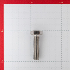 Болт нержавеющая сталь M10x40 мм DIN 933 (2 шт.) - фото 4