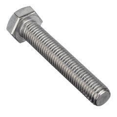 Болт нержавеющая сталь M12x70 мм DIN 933 (2 шт.) - фото 2