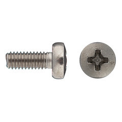 Изображение товара Винт нержавеющая сталь M4x10 мм DIN 7985 полукруглая головка (14 шт.)