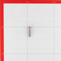 Винт нержавеющая сталь M4x16 мм DIN 7985 полукруглая головка (10 шт.) - фото 2