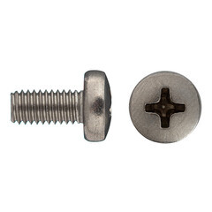 Изображение товара Винт нержавеющая сталь M5x10 мм DIN 7985 полукруглая головка (10 шт.)