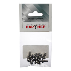 Винт нержавеющая сталь M5x10 мм DIN 7985 полукруглая головка (10 шт.) - фото 4