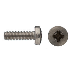 Винт нержавеющая сталь M5x16 мм DIN 7985 полукруглая головка (8 шт.) - фото 1