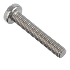 Винт нержавеющая сталь M5x30 мм DIN 7985 полукруглая головка (6 шт.) - фото 3