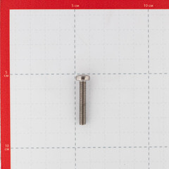 Винт нержавеющая сталь M5x30 мм DIN 7985 полукруглая головка (6 шт.) - фото 2