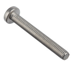 Винт нержавеющая сталь M5x40 мм DIN 7985 полукруглая головка (6 шт.) - фото 2