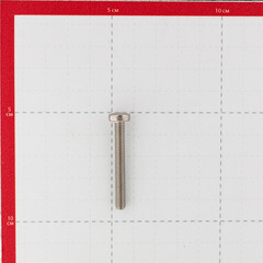 Винт нержавеющая сталь M5x40 мм DIN 7985 полукруглая головка (6 шт.) - фото 4