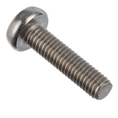 Винт нержавеющая сталь M6x25 мм DIN 7985 полукруглая головка (4 шт.) - фото 2