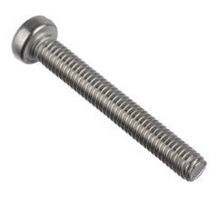 Винт нержавеющая сталь M4x30 мм DIN 84 цилиндрическая головка (6 шт.) - фото 4
