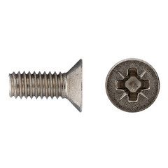 Винт нержавеющая сталь M4x10 мм DIN 965 потайная головка (10 шт.) - фото 1
