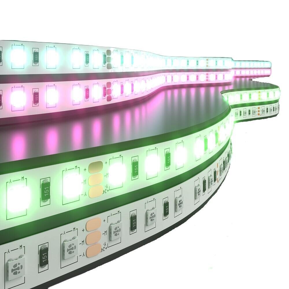 Изображение товара Лента светодиодная SMD 5050 Elektrostandard (a053681) RGB свет 14,4 Вт 24 В IP20 5 м