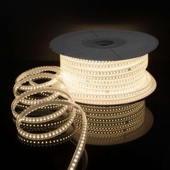 Лента светодиодная SMD 2835 4200К 230 В 8 Вт/м 50 м IP65 Elektrostandard (a053637) - фото 4