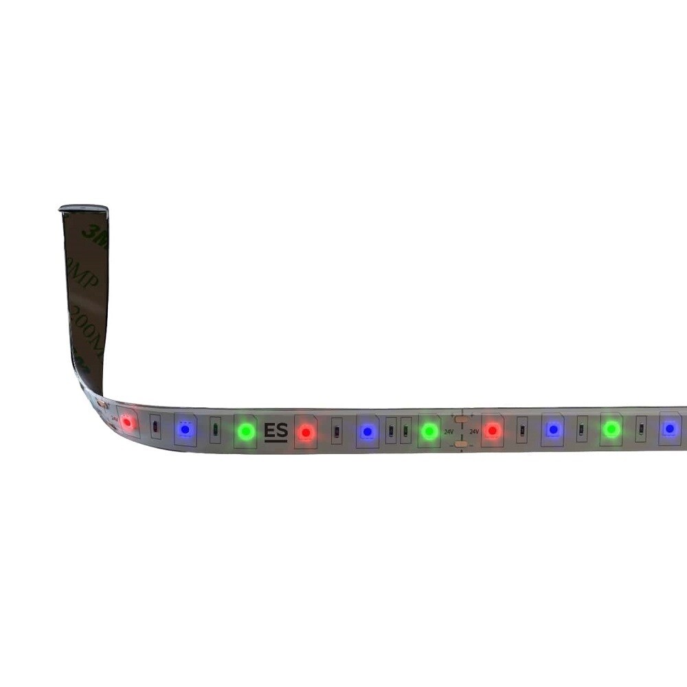 Изображение товара Лента светодиодная SMD 5050 RGB свет 24 В 14,4 Вт/м 5 м IP65 Elektrostandard (a052978)