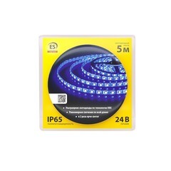 Лента светодиодная SMD 5050 синий свет 24 В 14,4 Вт/м 5 м IP65 Elektrostandard (a052976) - фото 3