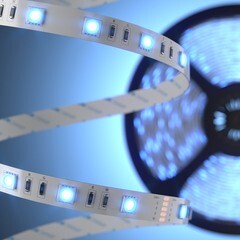 Лента светодиодная SMD 5050 Elektrostandard (a052975) синий свет 14,4 Вт 24 В IP20 5 м - фото 3