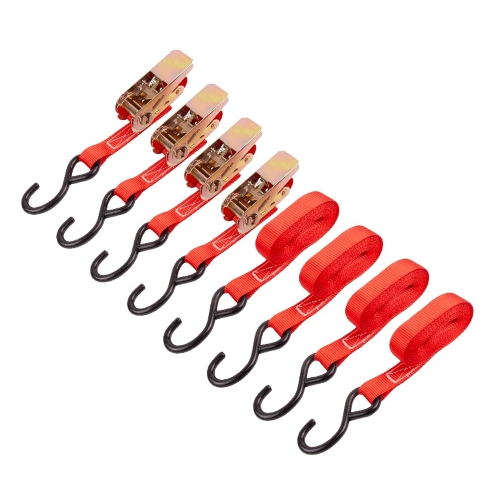 Изображение товара Стяжной ремень 25 мм 4,6 м 0,34 т DSV с храповым механизмом и крюками