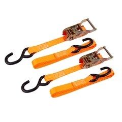 Стяжной ремень 27 мм 4,6 м (0,68 т) полиэстер DSV (2 шт.) (R88301) - фото 1