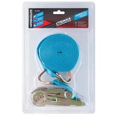 Стяжной ремень 50 мм 8 м (1,75 т) полиэстер Autovirazh (AV-5108) - фото 3