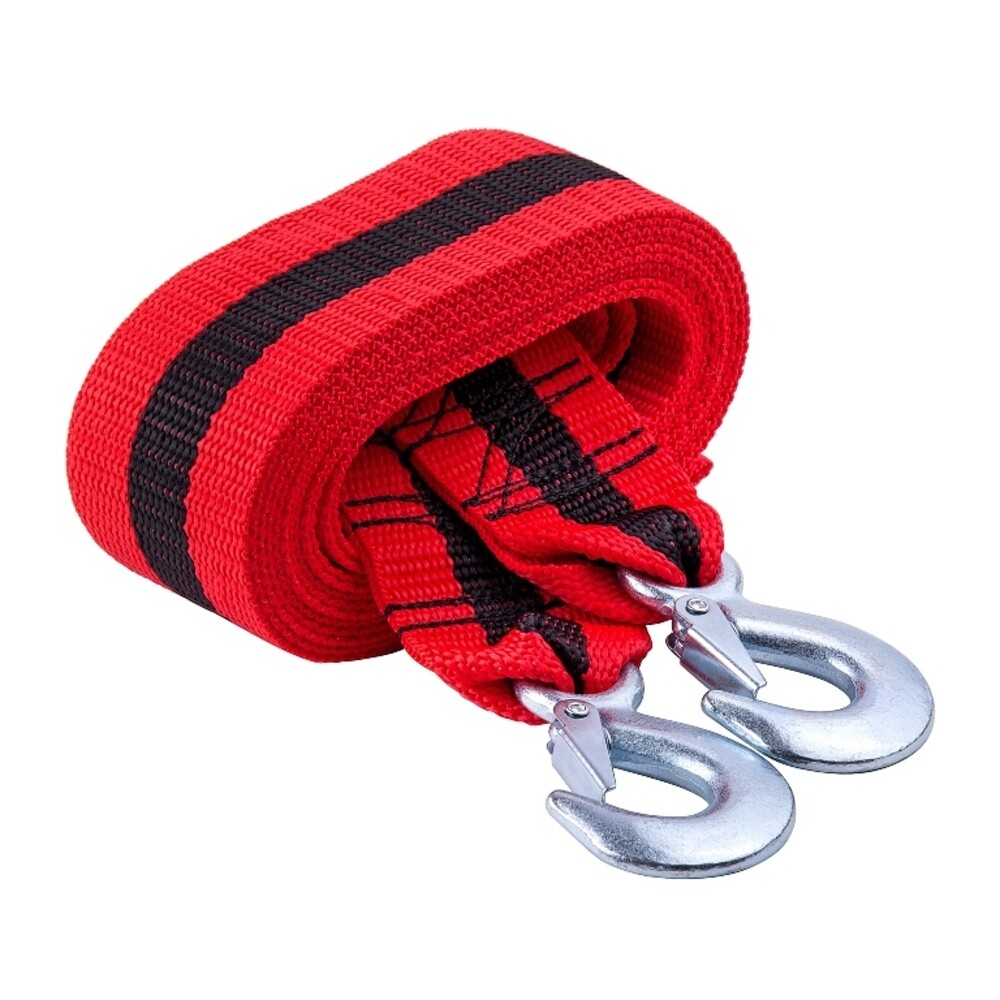 Изображение товара Трос буксировочный DSV 60 мм 5 м с прочными крюками