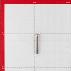 Винт нержавеющая сталь M4x30 мм DIN 965 потайная головка (8 шт.) - фото 3