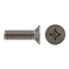 Изображение товара Винт нержавеющая сталь M6x20 мм DIN 965 потайная головка (6 шт.)