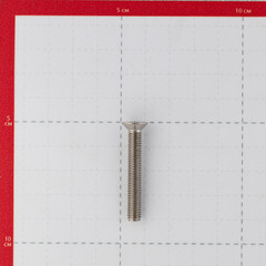 Винт нержавеющая сталь M6x40 мм DIN 965 потайная головка (4 шт.) - фото 4