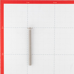 Винт нержавеющая сталь M6x70 мм DIN 965 потайная головка (2 шт.) - фото 4