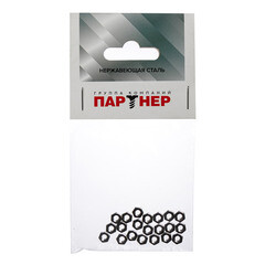 Гайка крепежная нержавеющая сталь М3 DIN 934 (20 шт.) - фото 2