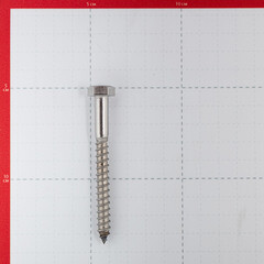 Болт сантехнический 8х80 мм DIN 571 нержавеющая сталь (2 шт.) - фото 2