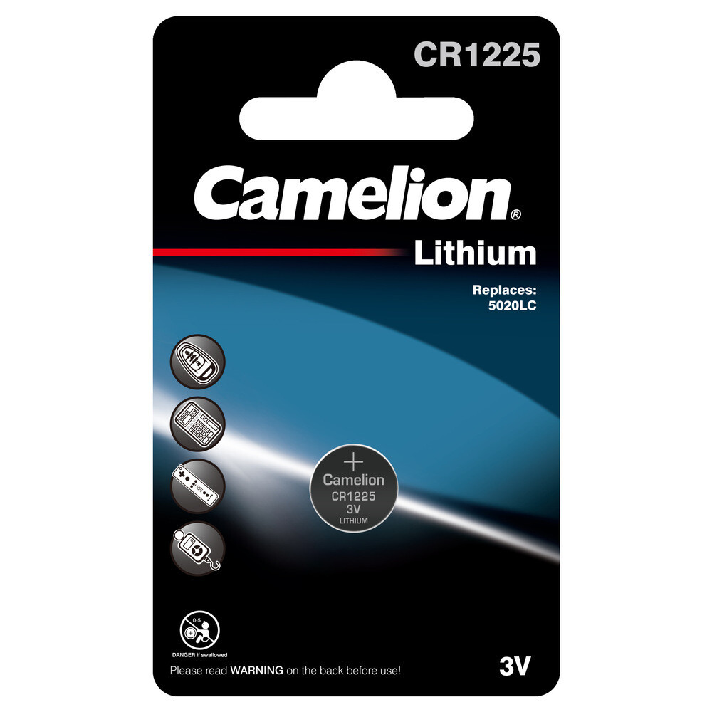 Изображение товара Батарейка Camelion CR1225 3 В - 10 шт. литиевых таблеток