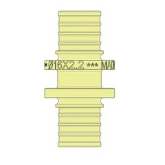 Соединитель прямой Tiemme 20 х 20 мм латунь (1710178) - фото 3