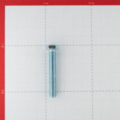 Болт оцинкованный M8x50 мм DIN 933 (2 кг) - фото 2