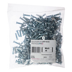 Винт оцинкованный M5x20 мм DIN 965 потайная головка (1 кг) - фото 3