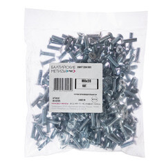 Винт оцинкованный M6x20 мм DIN 965 потайная головка (1 кг) - фото 4