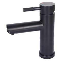 Смеситель для раковины ARGOtech Solid черный однорычажный (35-04 SOLID black)