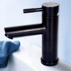 Смеситель для раковины ARGOtech Solid однорычажный черный (35-04 SOLID black) - фото 3