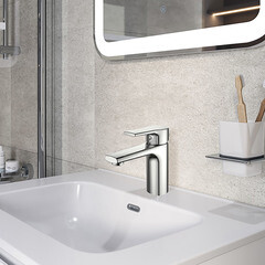 Смеситель для раковины ARGOtech Orfey хром однорычажный (40-04L ORFEY) - фото 2