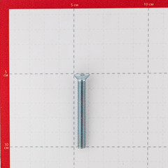 Винт оцинкованный M6x50 мм DIN 965 потайная головка (1 кг) - фото 2