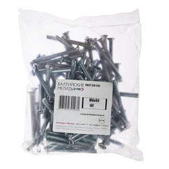 Винт оцинкованный M6x60 мм DIN 965 потайная головка (1 кг) - фото 2