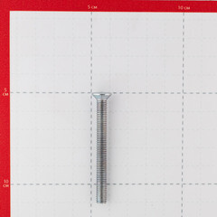 Винт оцинкованный M6x60 мм DIN 965 потайная головка (1 кг) - фото 4