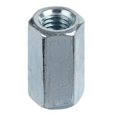 Гайка соединительная оцинкованная М8 х24 мм DIN 6334 (1 кг)