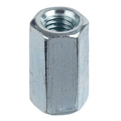 Гайка соединительная оцинкованная М8 х24 мм DIN 6334 (1 кг) - фото 1