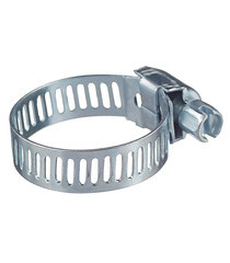 Хомут червячный обжимной 1" 16-28 мм оцинкованная сталь (2 шт.) - фото 2