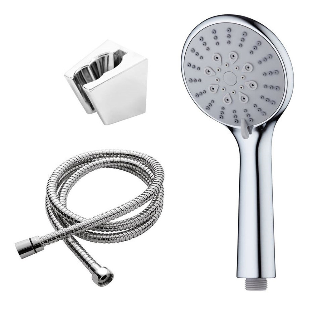Изображение товара Душевой комплект Esko с лейкой c держателем хром (SS755) Изображение товара Душевой комплект Esko с лейкой c держателем хром (SS755)