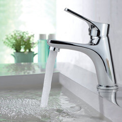 Смеситель для раковины Esko Eiger хром однорычажный (EG 26) - фото 4