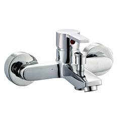 Смеситель для ванны Voda Fin хром однорычажный с коротким изливом без лейки (FN 54) - фото 1