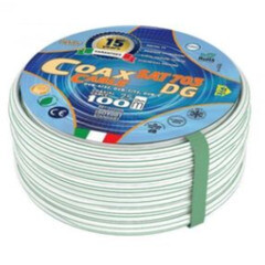 Изображение товара Кабель для видеонаблюдения SAT 703 1х6,8 мм экранированный AVS Electronics белый (20 м)