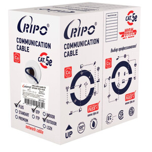 Интернет-кабель уличный (витая пара) UTP CAT5e 4х2х0,51 мм Ripo Plus ...